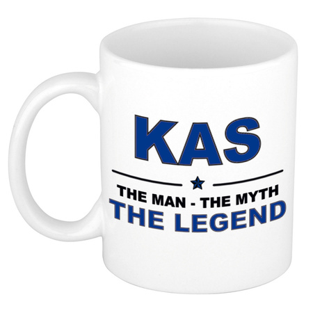 Kas The man, The myth the legend collega kado mokken/bekers 300 ml
