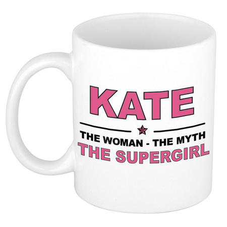 Kate The woman, The myth the supergirl collega kado mokken/bekers 300 ml