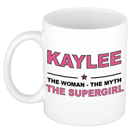Kaylee The woman, The myth the supergirl name mug 300 ml