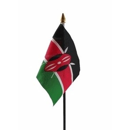 Kenia vlaggetje met stokje