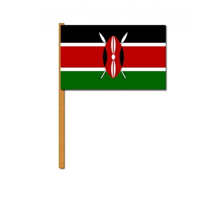 Kenia zwaaivlaggen