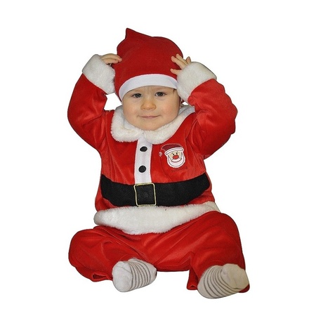 Velours Santa baby costume 12-24 months