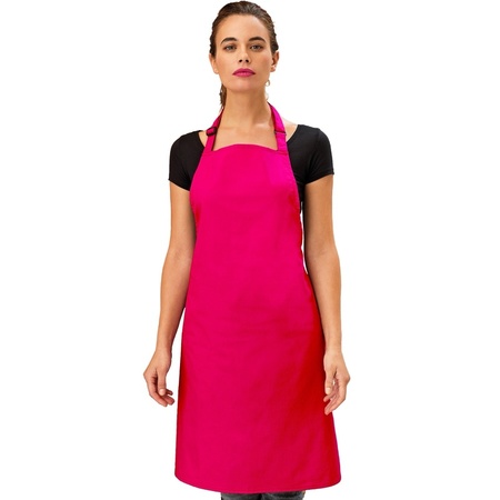 Apron for adults hotpink