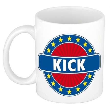 Namen koffiemok / theebeker Kick 300 ml