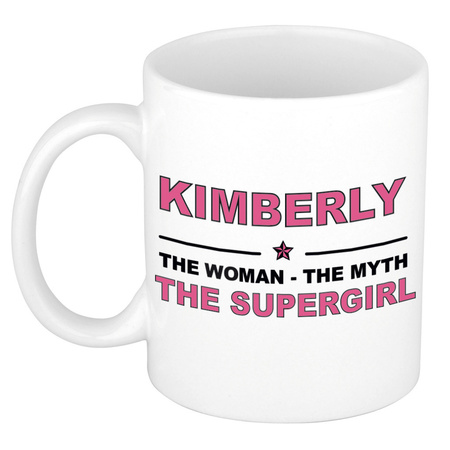 Kimberly The woman, The myth the supergirl collega kado mokken/bekers 300 ml