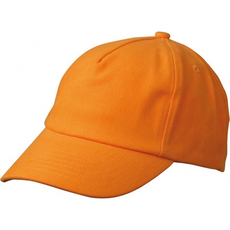 Baseballcapjes oranje voor kinderen