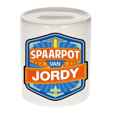 Vrolijke Jordy spaarpotten voor kinderen