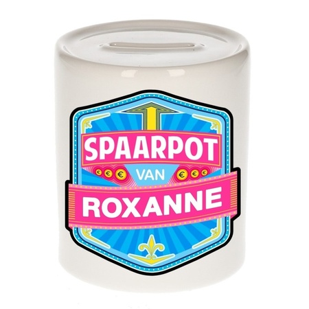Vrolijke Roxanne  spaarpotten voor kinderen