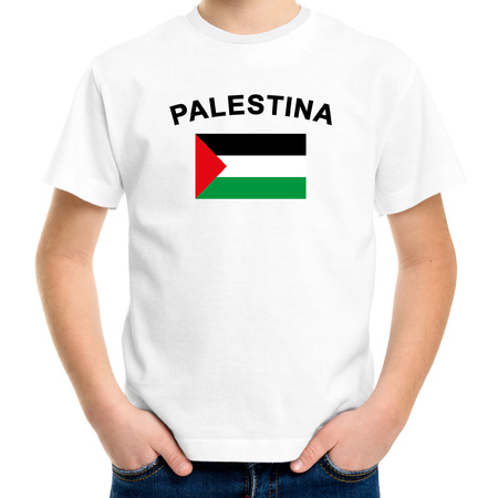 Kinder shirts met vlag van Palestina