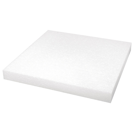 Rayher Craft styrofoam - plate - square - 40 x 40 x 4 cm - hobby material
