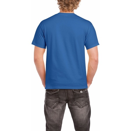 Kobalt blauwe team shirts voor volwassen