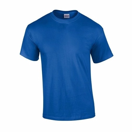Cobalt blue cotton shirt for adults