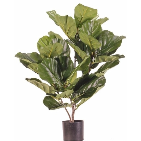 Kunstplant Ficus  70 cm in pot voor binnen/buiten