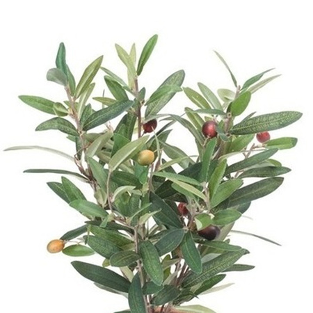 Artificial olive tree plant green in terracotta pot 35 cm 