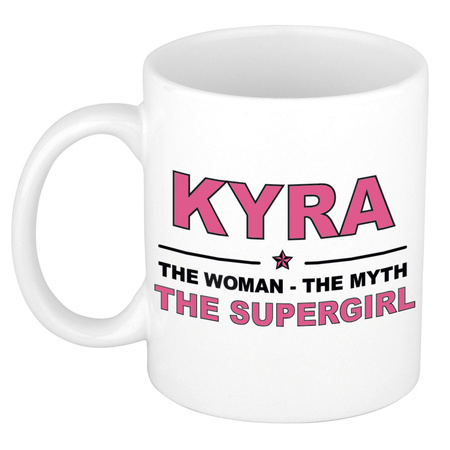 Kyra The woman, The myth the supergirl collega kado mokken/bekers 300 ml