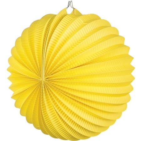 Lampionnen in het geel 22 cm