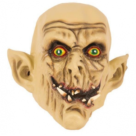 Scary latex mask Ork