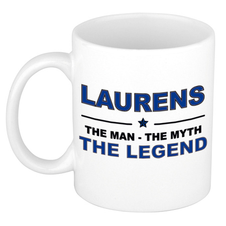 Laurens The man, The myth the legend collega kado mokken/bekers 300 ml