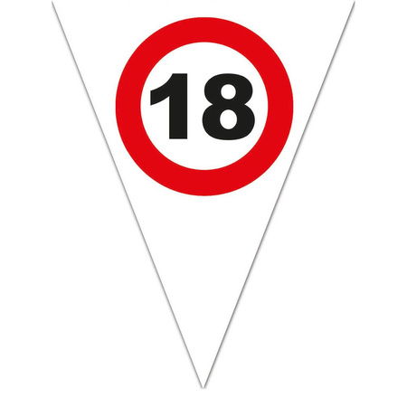 Party decorations 18 years birthday package stop signs