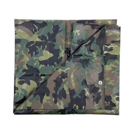 Army theme party green camouflage tarpaulin 5 x 6 m