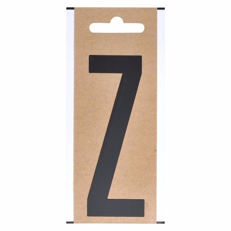 Letter sticker Z black