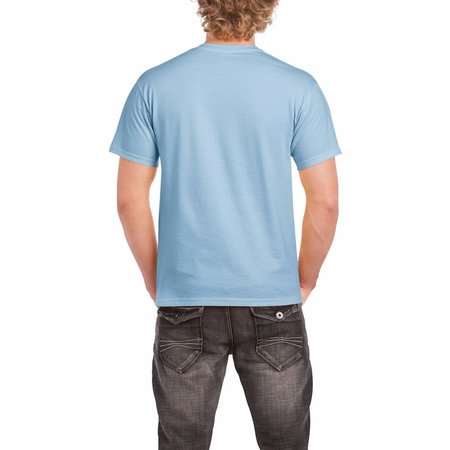 Light blue cotton shirt for adults