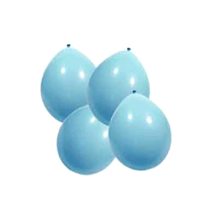100 lichtblauwe decoratie ballonnem