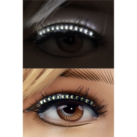 LED Eyelashes white for ladies