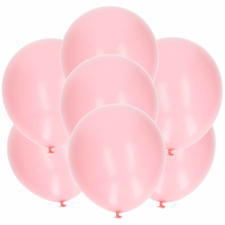 Lichtroze party ballonnen 45x stuks