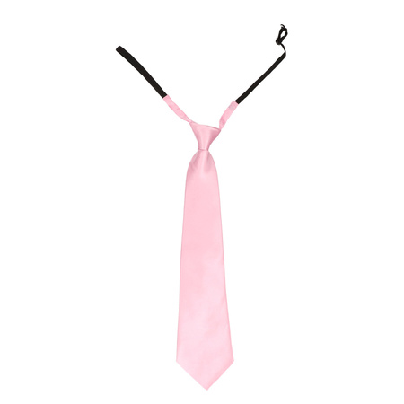 Light pink tie 40 cm fancy dress accessory for women/men