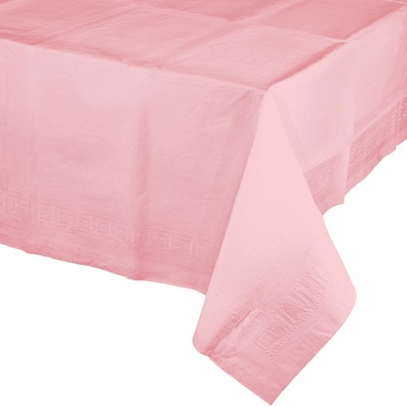 Tablecloth light pink 274 x 137 cm