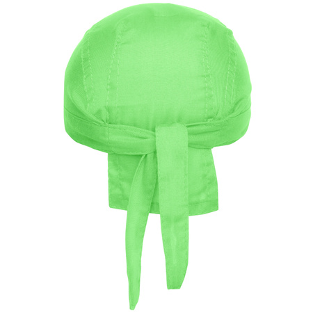 Lime kleurige hoofddoek uni 1