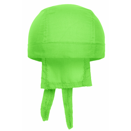 Lime kleurige hoofddoek uni 1