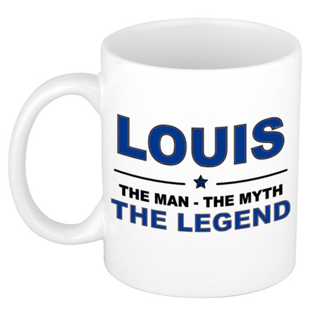 Louis The man, The myth the legend collega kado mokken/bekers 300 ml