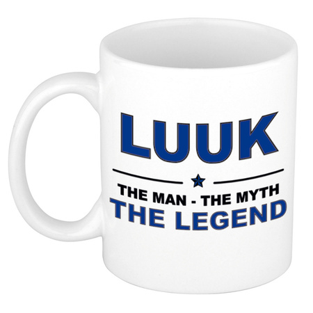 Luuk The man, The myth the legend collega kado mokken/bekers 300 ml