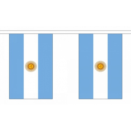 Argentijnse vlaggenlijn van 9 meter
