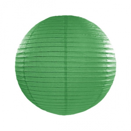 Lampion 25 cm donker groen