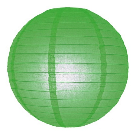 Lampion 25 cm groen