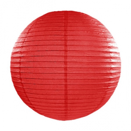 Red lantern 35 cm with lantern stick