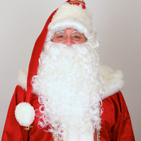 Luxurious Santa Claus beard and wig