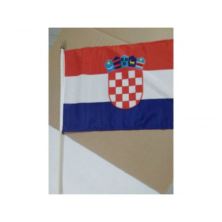 Hand flags Croatia 30 x 45 cm