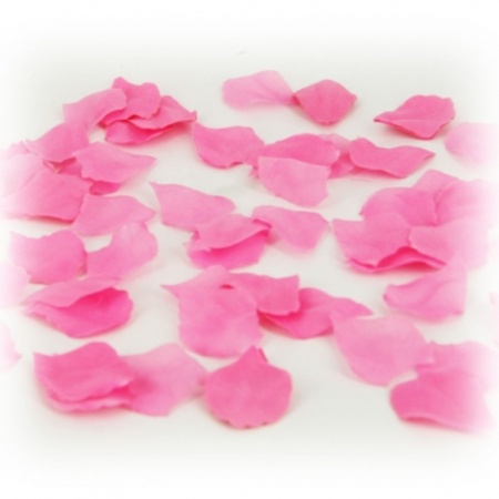 Rozenblaadjes roze gekleurd voordeelpakket