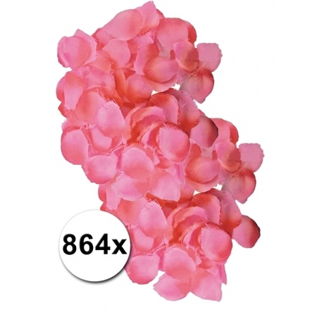 Luxury pink rose petals package