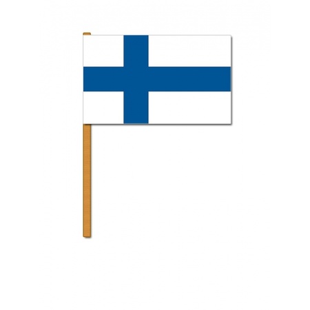 Luxe hand flag Finland 30 x 45 cm