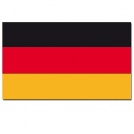 Luxe kwaliteit Duitse vlag 100 x150