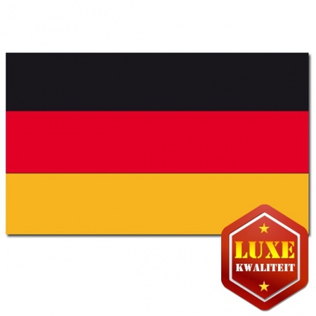 Luxe kwaliteit Duitse vlag 100 x150