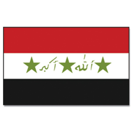 Luxe kwaliteit Irakese vlag
