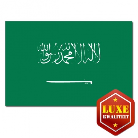 Luxe kwaliteit Saoedi Arabisch vlag