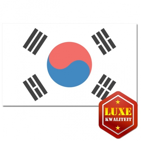 Luxe kwaliteit Zuid Koreaanse vlag