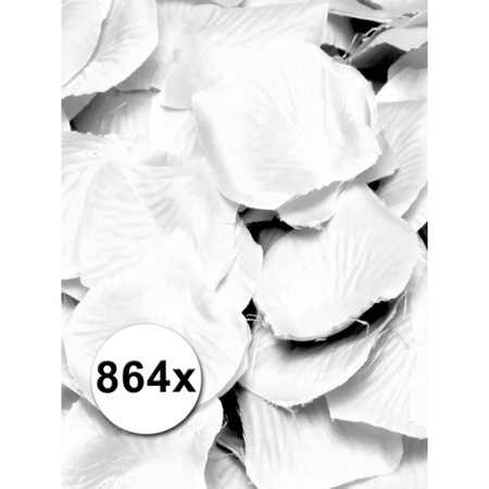 Luxury white rose petals package